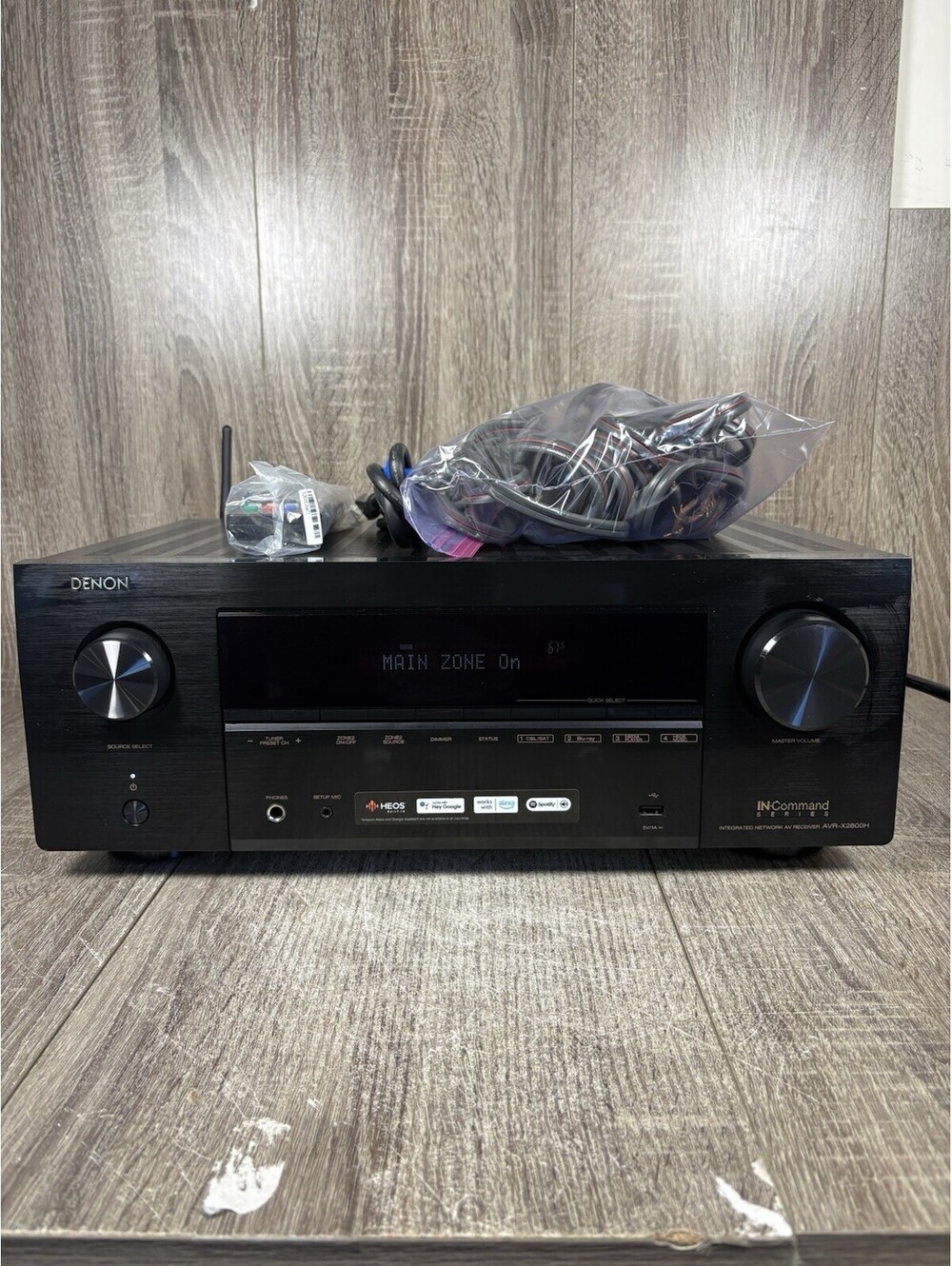 Denon AVR-X2800H 7.2 Channel 8K AV Receiver Dolby Atmos HEOS WiFi Bluetooth